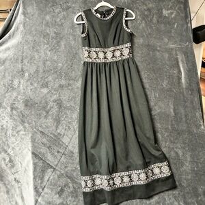 Vintage embroidered formalwear.